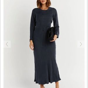 DISSH WREN INK SLEEVED MIDI DRESS - Size US 4 (NWT)